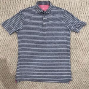 Johnnie O Striped Performance Polo